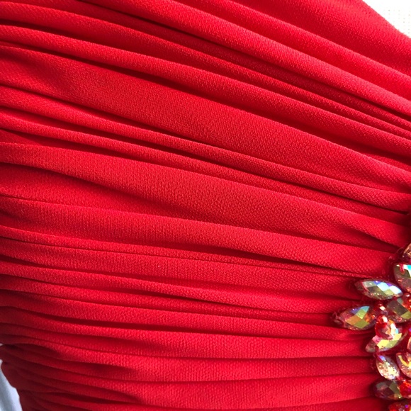 Plus size 18 ruby red homecoming dress - Picture 4 of 10